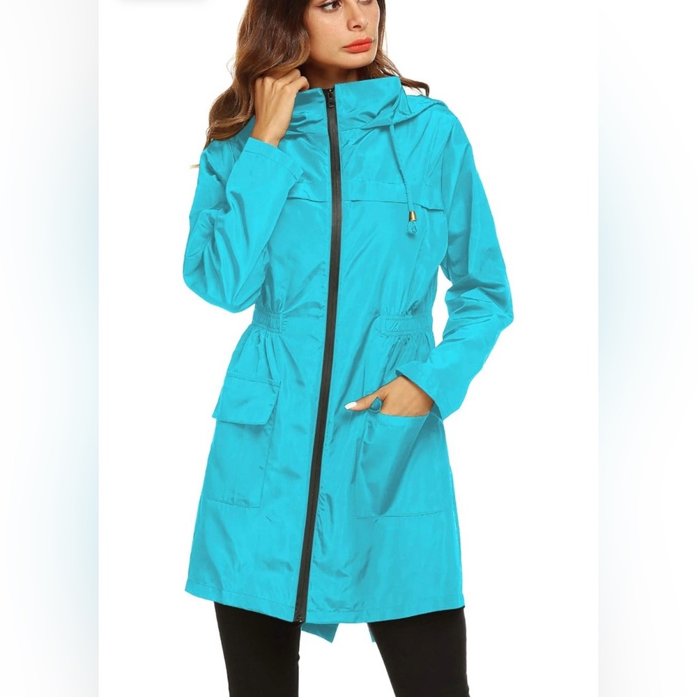 Packable Waterproof Lightweight Active Hooded Rai… - image 3